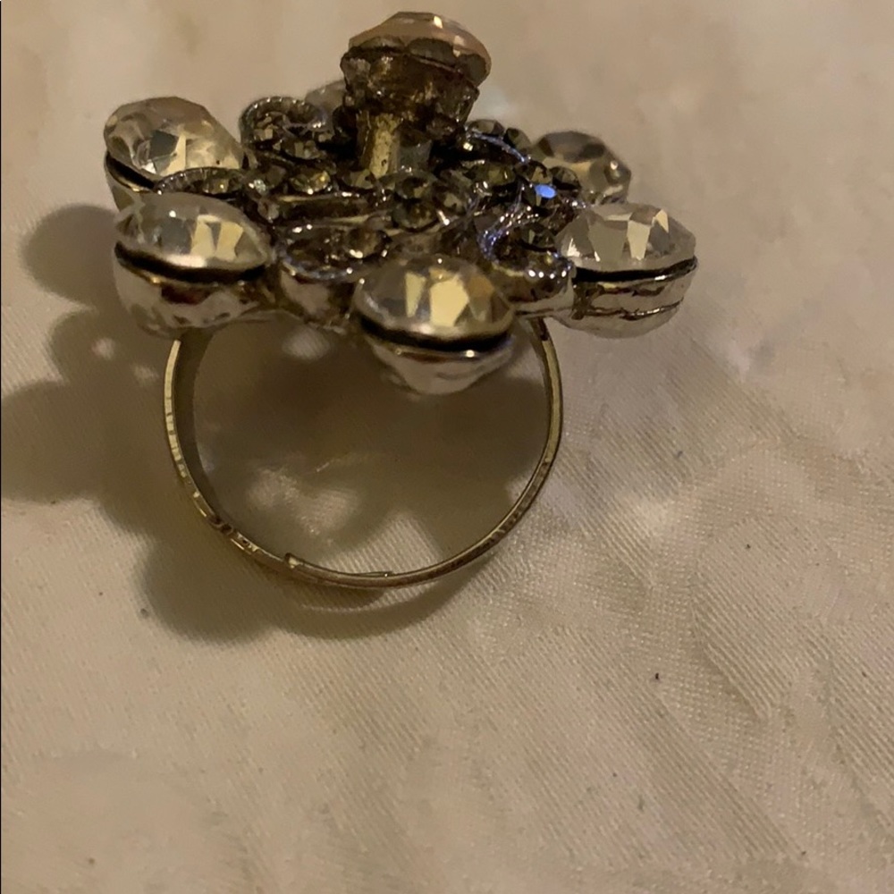 Silver ring with Crystal - Picture 2 of 3